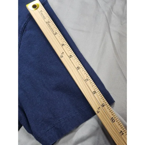 Men's Super Soft Standard‎ Fit T-Shirt Blue Size Large - Picture 7 of 7